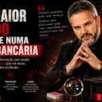 Paul & Jack aparece em destaque em uma composição dramática nas cores preto e vermelho, sentado à mesa com as mãos unidas em frente ao rosto. Ao lado de uma cartola, uma bola de cristal e um baralho, ele ilustra o artigo "Meu Maior Legado Não Cabe Numa Conta Bancária". Ao fundo, a imagem de um pai caminhando com uma criança reforça a mensagem sobre legado, formação, persistência e desenvolvimento humano.