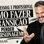 Capa 16:9 em estilo editorial preto e branco com Paul Friedericks em destaque e o título “Vida pessoal e profissional: como fazer a transição sem se perder no personagem”.