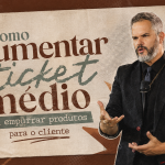 Paul Friedericks em capa retrô do artigo “Como aumentar o ticket médio sem empurrar produtos para o cliente”.
