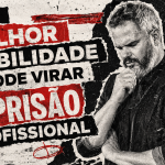 Paul em destaque na capa do artigo “Sua melhor habilidade pode virar sua prisão profissional”, em arte grunge nas cores preto, vermelho e branco.