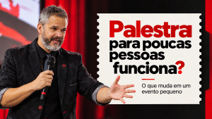 Paul & Jack em capa sobre palestra para poucas pessoas em evento corporativo