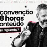 Paul & Jack em arte sobre programação de convenção e atenção da plateia